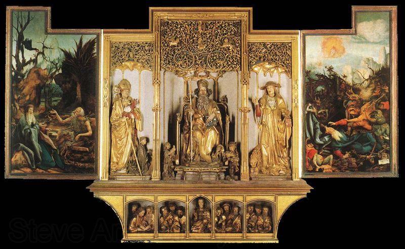 Matthias Grunewald Isenheim Altarpiece Germany oil painting art